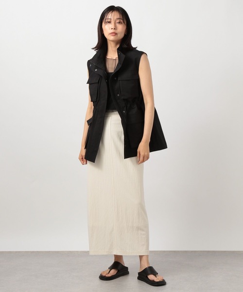 BARNYARDSTORM（バンヤードストーム）の「チュールタンクトップ（タンクトップ・レディース・ホワイト/ブラック・FREE）」の9枚目の写真