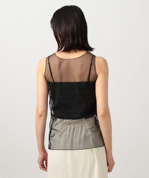 BARNYARDSTORM（バンヤードストーム）の「チュールタンクトップ（タンクトップ・レディース・ホワイト/ブラック・FREE）」の15枚目の写真
