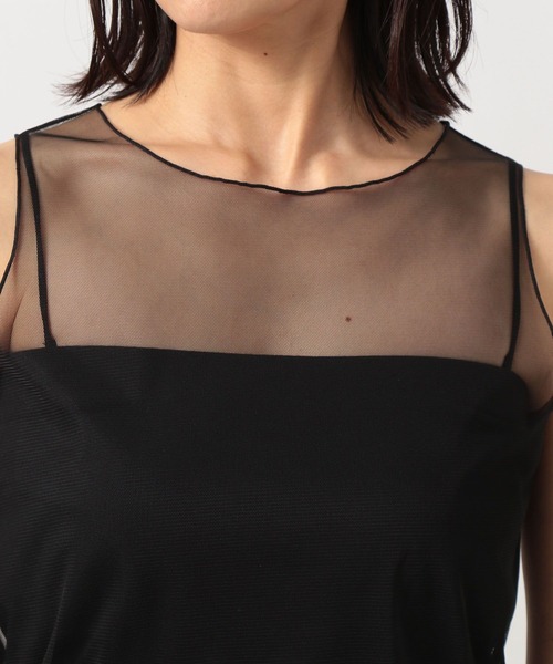 BARNYARDSTORM（バンヤードストーム）の「チュールタンクトップ（タンクトップ・レディース・ホワイト/ブラック・FREE）」の16枚目の写真