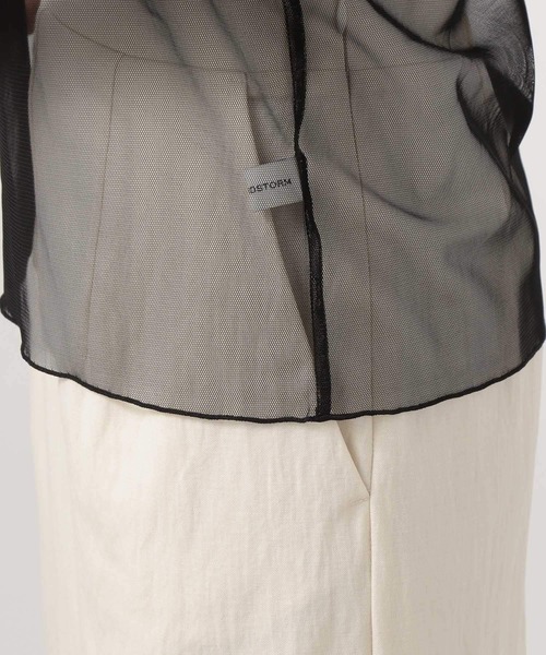 BARNYARDSTORM（バンヤードストーム）の「チュールタンクトップ（タンクトップ・レディース・ホワイト/ブラック・FREE）」の19枚目の写真