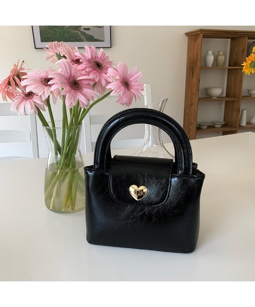 Chick（チック）の「ハートモチーフハンドバッグ（ハンドバッグ・レディース・ホワイト/ブラック・FREE）」の15枚目の写真