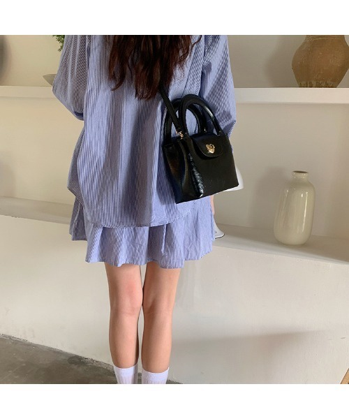 Chick（チック）の「ハートモチーフハンドバッグ（ハンドバッグ・レディース・ホワイト/ブラック・FREE）」の20枚目の写真