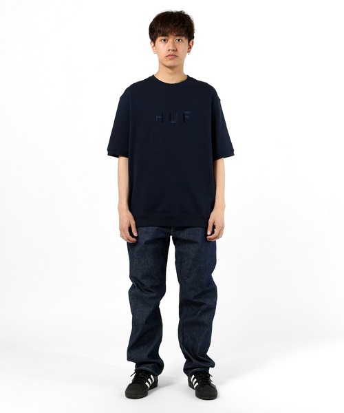 HUF(ハフ)の「OG LOGO FLEECE CREW / HUF ロゴ Tシャツ(Tシャツ/カットソー・メンズ・ネイビー/ブラック/ブラウン系その他/アッシュグレー・SMALL/MEDIUM/LARGE/X-LARGE/XX-LARGE)」の13枚目の写真