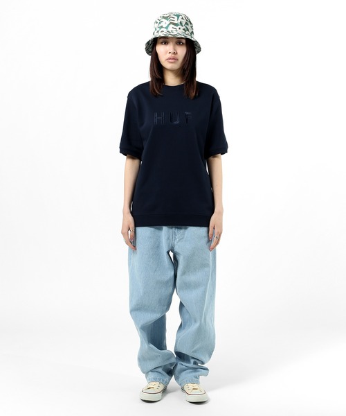 HUF(ハフ)の「OG LOGO FLEECE CREW / HUF ロゴ Tシャツ(Tシャツ/カットソー・メンズ・ネイビー/ブラック/ブラウン系その他/アッシュグレー・SMALL/MEDIUM/LARGE/X-LARGE/XX-LARGE)」の16枚目の写真