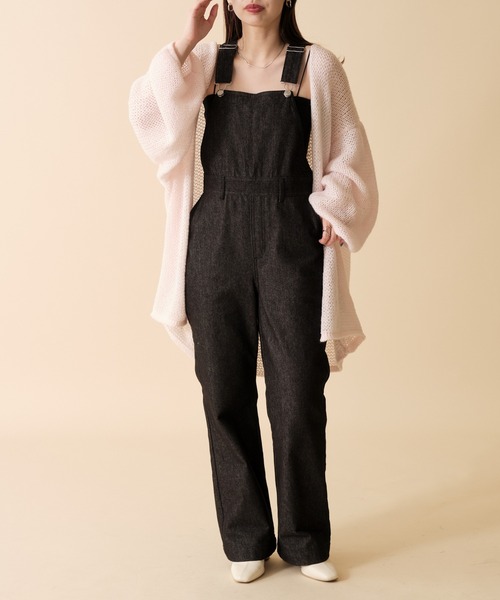 mline（エムライン）の「[mline]モヘアライクニットゆるカーデ（カーディガン/ボレロ・レディース・アイボリー/ブルー/ピンク・FREE）」の8枚目の写真