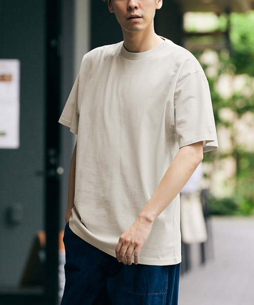 417 EDIFICE(フォーワンセブンエディフィス)の「【SHINATOMO / シナトモ】別注PACK Tシャツ(Tシャツ/カットソー・メンズ・ホワイト/ブラック/ベージュ/ブルー系その他・SMALL/MEDIUM/LARGE/X-LARGE)」の4枚目の写真