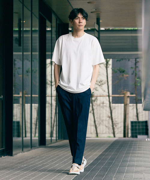 417 EDIFICE(フォーワンセブンエディフィス)の「【SHINATOMO / シナトモ】別注PACK Tシャツ(Tシャツ/カットソー・メンズ・ホワイト/ブラック/ベージュ/ブルー系その他・SMALL/MEDIUM/LARGE/X-LARGE)」の15枚目の写真