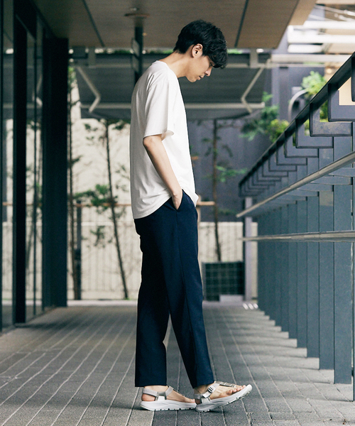 417 EDIFICE(フォーワンセブンエディフィス)の「【SHINATOMO / シナトモ】別注PACK Tシャツ(Tシャツ/カットソー・メンズ・ホワイト/ブラック/ベージュ/ブルー系その他・SMALL/MEDIUM/LARGE/X-LARGE)」の13枚目の写真