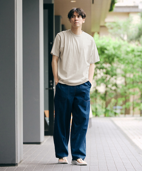 417 EDIFICE(フォーワンセブンエディフィス)の「【SHINATOMO / シナトモ】別注PACK Tシャツ(Tシャツ/カットソー・メンズ・ホワイト/ブラック/ベージュ/ブルー系その他・SMALL/MEDIUM/LARGE/X-LARGE)」の16枚目の写真