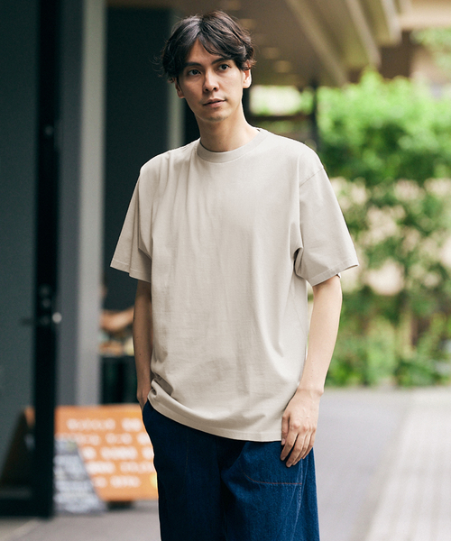 417 EDIFICE(フォーワンセブンエディフィス)の「【SHINATOMO / シナトモ】別注PACK Tシャツ(Tシャツ/カットソー・メンズ・ホワイト/ブラック/ベージュ/ブルー系その他・SMALL/MEDIUM/LARGE/X-LARGE)」の6枚目の写真