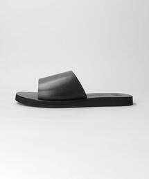 【別注】<AMIT LEATHER COMPANY >GLR レザー スライド サンダル