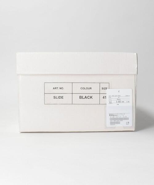 green label relaxing（グリーンレーベルリラクシング）の「【別注】＜AMIT LEATHER COMPANY ＞GLR レザー スライド サンダル（サンダル・メンズ・ブラック・42/40/41）」の11枚目の写真