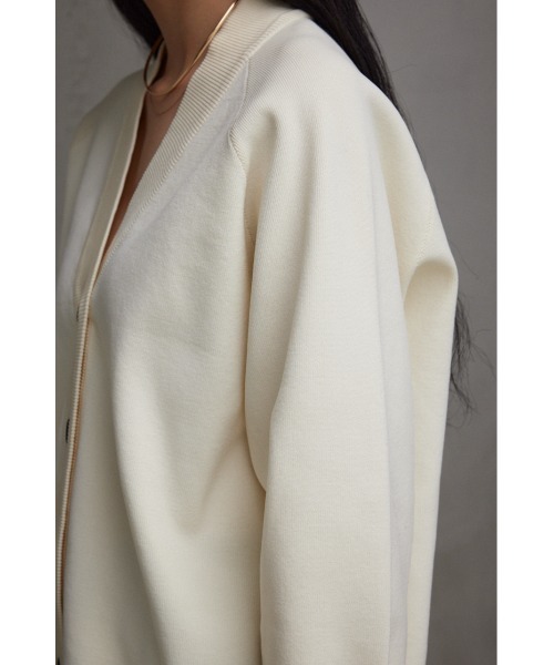 AZUL by moussy（アズールバイマウジー）の「スポンディッシュカーディガン（カーディガン/ボレロ・レディース・ブラック/ブルー/アイボリー・SMALL/MEDIUM）」の12枚目の写真