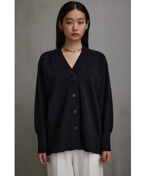 AZUL by moussy（アズールバイマウジー）の「スポンディッシュカーディガン（カーディガン/ボレロ・レディース・ブラック/ブルー/アイボリー・SMALL/MEDIUM）」の17枚目の写真