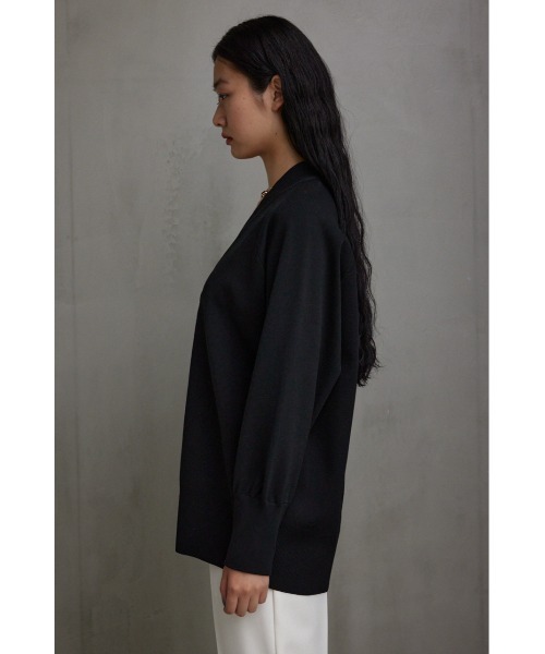 AZUL by moussy（アズールバイマウジー）の「スポンディッシュカーディガン（カーディガン/ボレロ・レディース・ブラック/ブルー/アイボリー・SMALL/MEDIUM）」の18枚目の写真