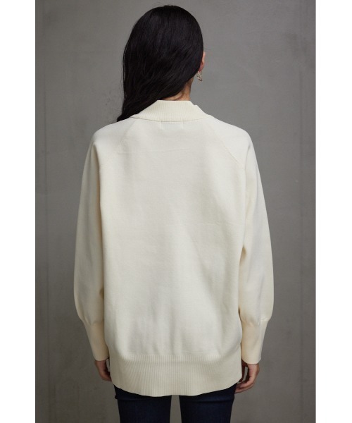 AZUL by moussy（アズールバイマウジー）の「スポンディッシュカーディガン（カーディガン/ボレロ・レディース・ブラック/ブルー/アイボリー・SMALL/MEDIUM）」の10枚目の写真