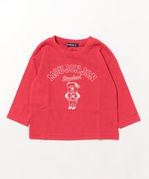 Moujonjon（ムージョンジョン）の「クマ刺繍長袖Ｔシャツ（Tシャツ/カットソー・キッズ）」