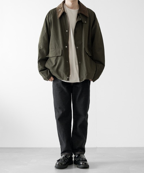 RUUBON(ルーボン)の「【RUUBON】narrow border long Tee / ナローボーダー ロングTシャツ(Tシャツ/カットソー・メンズ・ベージュ/ホワイト/ブラック・L/M/S)」の8枚目の写真