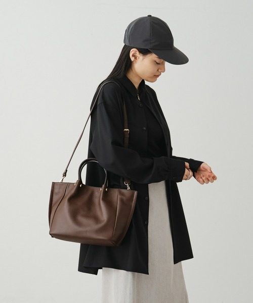 russet（ラシット）の「ピンチレザートートバッグ(CE-1172)（トートバッグ・レディース・ブラウン/ブラック/グレー系その他・FREE）」の3枚目の写真