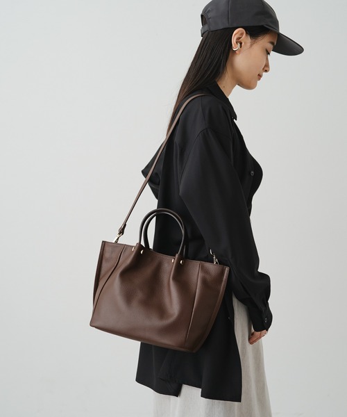 russet（ラシット）の「ピンチレザートートバッグ(CE-1172)（トートバッグ・レディース・ブラウン/ブラック/グレー系その他・FREE）」の7枚目の写真