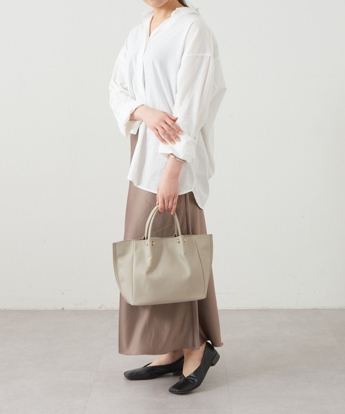 russet（ラシット）の「ピンチレザートートバッグ(CE-1172)（トートバッグ・レディース・ブラウン/ブラック/グレー系その他・FREE）」の11枚目の写真