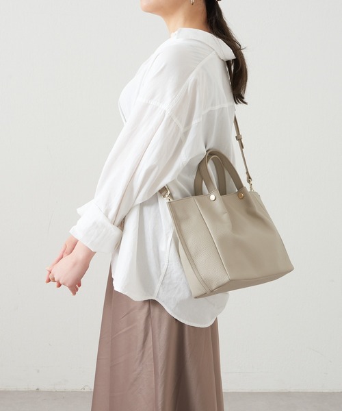 russet（ラシット）の「ピンチレザートートバッグ(CE-1172)（トートバッグ・レディース・ブラウン/ブラック/グレー系その他・FREE）」の14枚目の写真