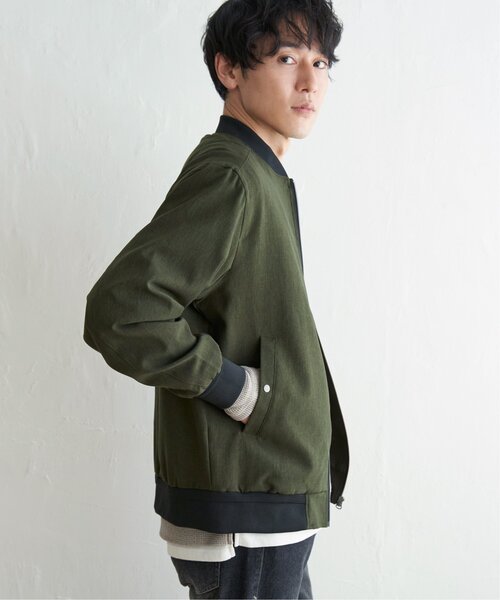 ikka(イッカ)の「Teflon(R)ブルゾン(ブルゾン・メンズ・ブラック/オリーブ/グレー系その他・L/S/M/XL)」の7枚目の写真