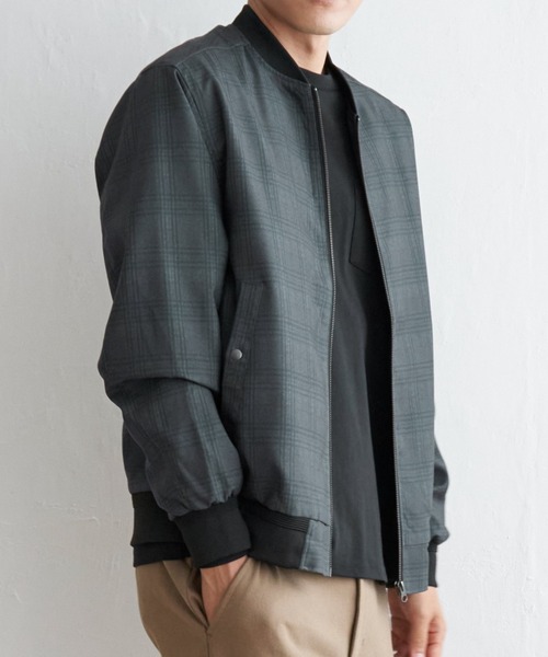 ikka(イッカ)の「Teflon(R)ブルゾン(ブルゾン・メンズ・ブラック/オリーブ/グレー系その他・L/S/M/XL)」の3枚目の写真