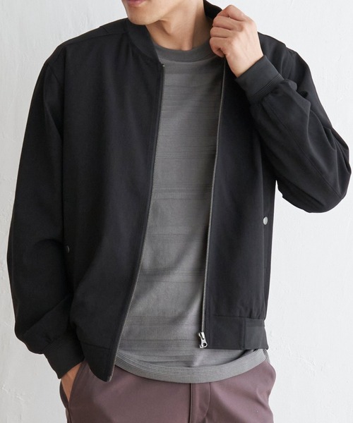 ikka(イッカ)の「Teflon(R)ブルゾン(ブルゾン・メンズ・ブラック/オリーブ/グレー系その他・L/S/M/XL)」の2枚目の写真