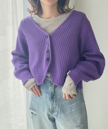 LOWRYS FARM | コンパクトボタンカーディガンＬＳ　968912(カーディガン/ボレロ)