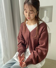 LOWRYS FARM | コンパクトボタンカーディガンＬＳ　968912(カーディガン/ボレロ)