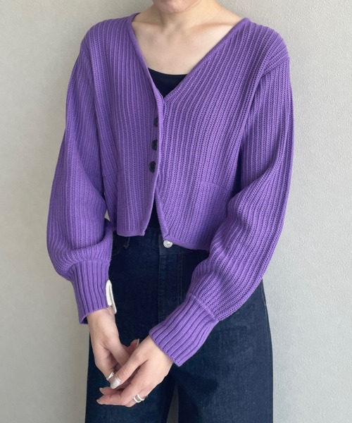 LOWRYS FARM（ローリーズファーム）の「コンパクトボタンカーディガン