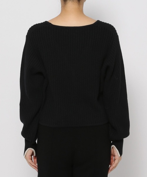 LOWRYS FARM（ローリーズファーム）の「コンパクトボタンカーディガンＬＳ　968912（カーディガン/ボレロ・レディース・アイボリー/ブラック/ブラウン/パープル・FREE）」の22枚目の写真