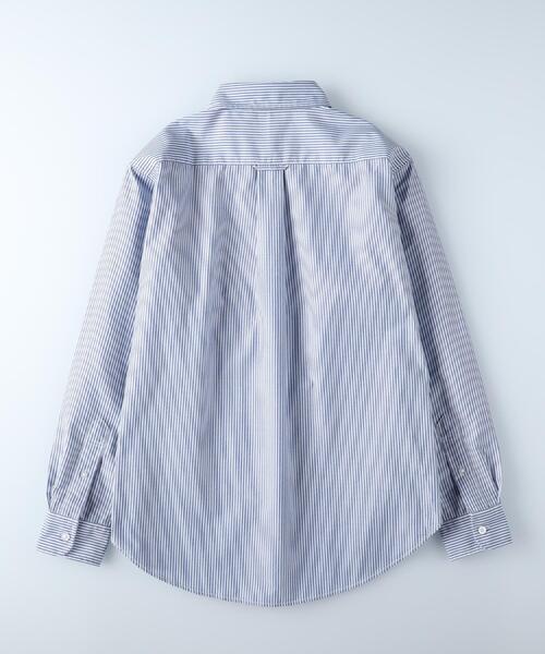 BACK NUMBER(バックナンバー)の「BACK NUMBER(バックナンバー)【メンズ】速乾オックスボタンダウンシャツ(シャツ/ブラウス・メンズ・ホワイト×ブルー/ホワイト×グレー・XL/S/M/L)」の21枚目の写真