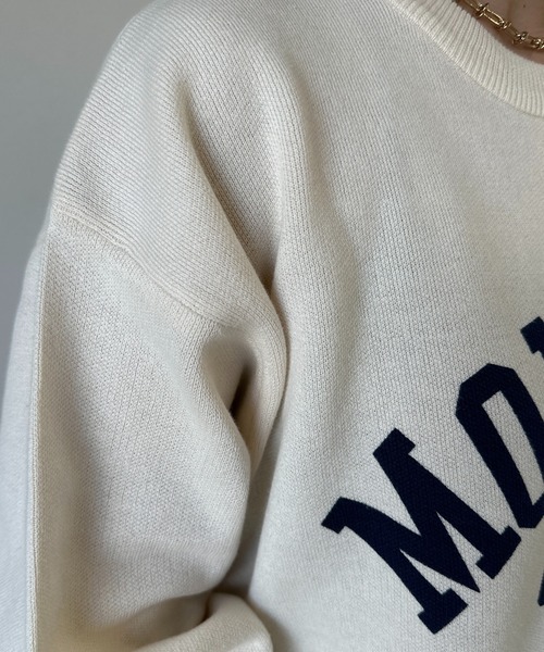 un dix cors(アンディコール)の「MONTREALロゴスウェット(スウェット・レディース・アイボリー/ブラック/グレー・FREE)」の20枚目の写真