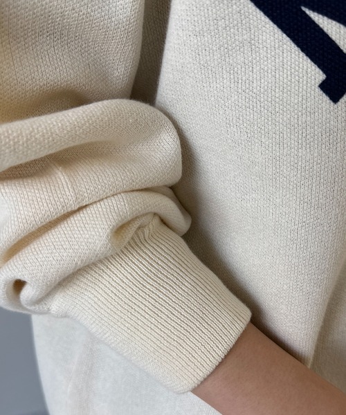 un dix cors(アンディコール)の「MONTREALロゴスウェット(スウェット・レディース・アイボリー/ブラック/グレー・FREE)」の22枚目の写真