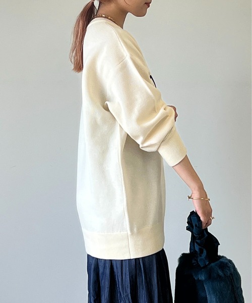 un dix cors(アンディコール)の「MONTREALロゴスウェット(スウェット・レディース・アイボリー/ブラック/グレー・FREE)」の5枚目の写真