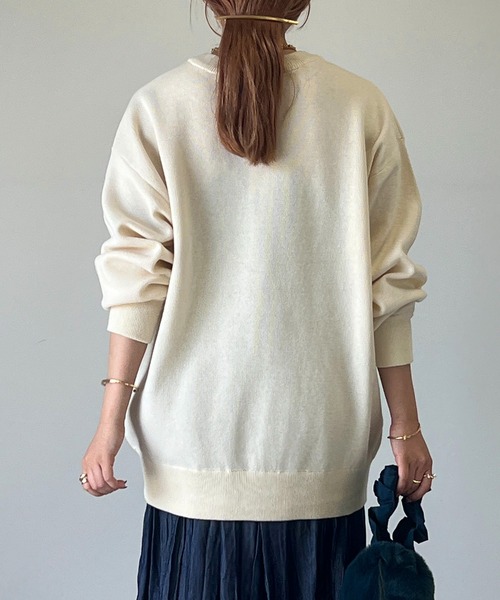 un dix cors(アンディコール)の「MONTREALロゴスウェット(スウェット・レディース・アイボリー/ブラック/グレー・FREE)」の6枚目の写真