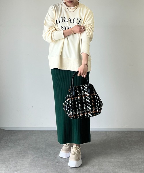 un dix cors(アンディコール)の「MONTREALロゴスウェット(スウェット・レディース・アイボリー/ブラック/グレー・FREE)」の15枚目の写真