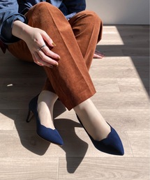 MAMIAN（マミアン）の「ポインテッドトゥ フラワーカット パンプス (7.0cmヒール)（パンプス）」