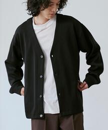 【RIB TECHシリーズ】WフェイスVネックカーディガン