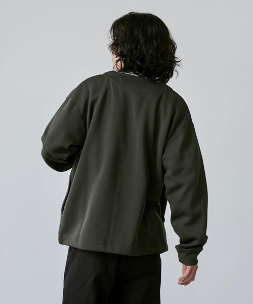 coen（コーエン）の「【RIB TECHシリーズ】WフェイスVネックカーディガン（カーディガン/ボレロ・メンズ・ブラック/オリーブ/ベージュ・XL/L/S/M）」の17枚目の写真