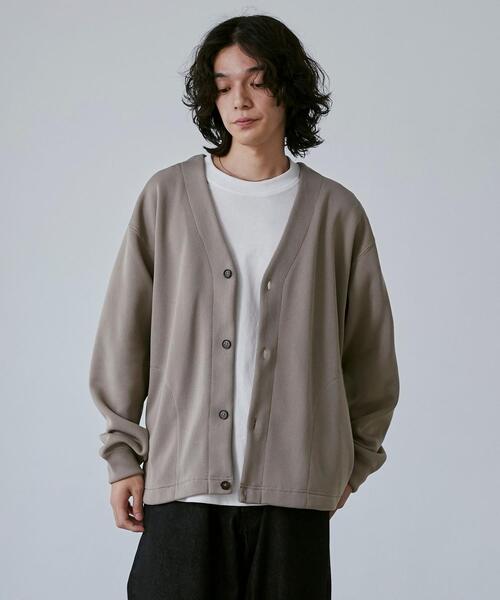 coen（コーエン）の「【RIB TECHシリーズ】WフェイスVネックカーディガン（カーディガン/ボレロ・メンズ・ブラック/オリーブ/ベージュ・XL/L/S/M）」の20枚目の写真