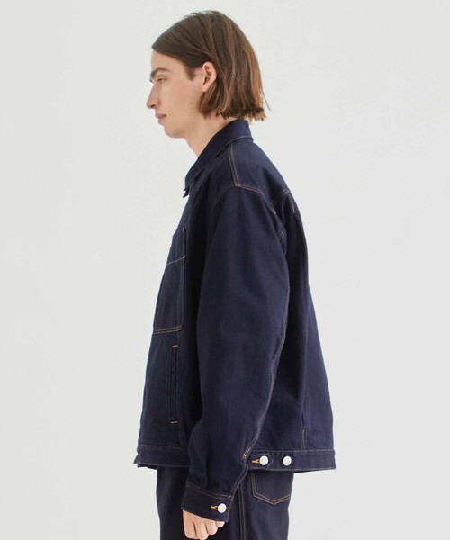 STUDIOUS（ステュディオス）の「13ozデニムZIPブルゾン（デニム