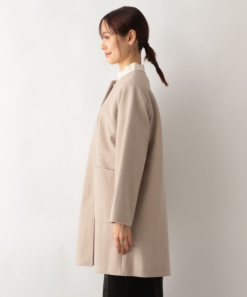 セール】軽やかストレッチ切り替えノーカラー/ 907288（ノーカラー