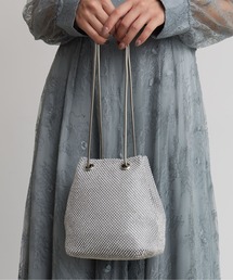 Thevon（ゼボン）の「【オケージョン】ラメスパンコール巾着バッグ（ハンドバッグ）」