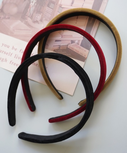 Port（ポート）の「ベロア カチューシャ（カチューシャ・レディース・レッド/ベージュ/ブラック/グリーン/ブルー・FREE）」の17枚目の写真