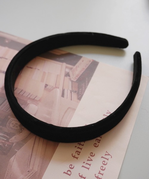 Port（ポート）の「ベロア カチューシャ（カチューシャ・レディース・レッド/ベージュ/ブラック/グリーン/ブルー・FREE）」の14枚目の写真