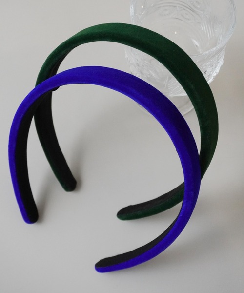 Port（ポート）の「ベロア カチューシャ（カチューシャ・レディース・レッド/ベージュ/ブラック/グリーン/ブルー・FREE）」の7枚目の写真