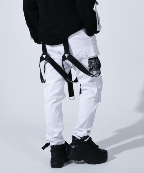 REFLEM(レフレム)の「『REFLEM/レフレム』タクティカルロゴベルトカーゴパンツ(カーゴパンツ・レディース・ブラック/ホワイト・M/L)」の10枚目の写真